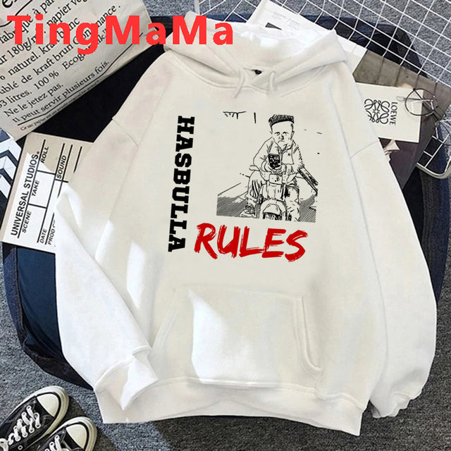 Kawaii Hasbulla Graphic Hoodies for Men and Women